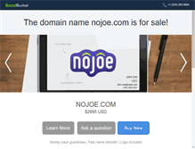 Tablet Screenshot of nojoe.com